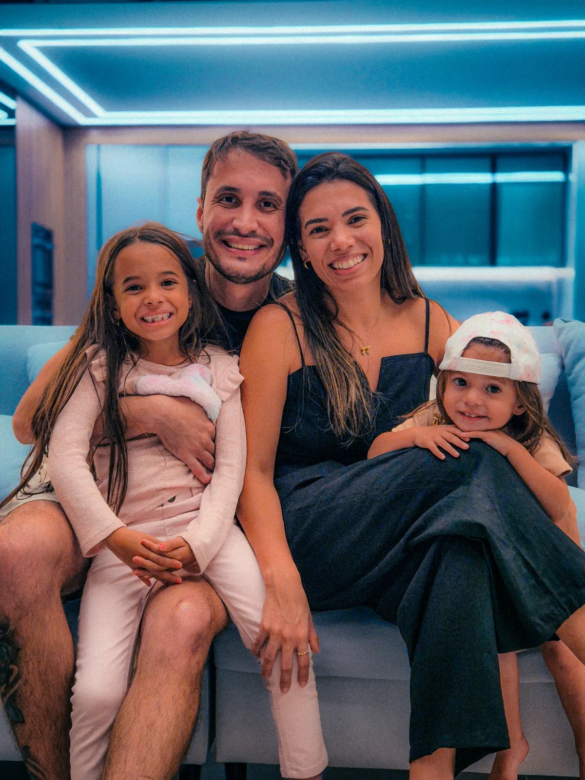 Fernando com a família